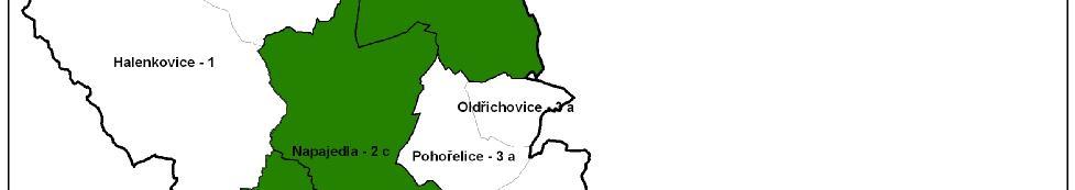 Nejlépe je hodnocena Žlutava (35 bodů), za ní následují obce Halenkovice (20), Komárov (10) a Pohořelice (5).