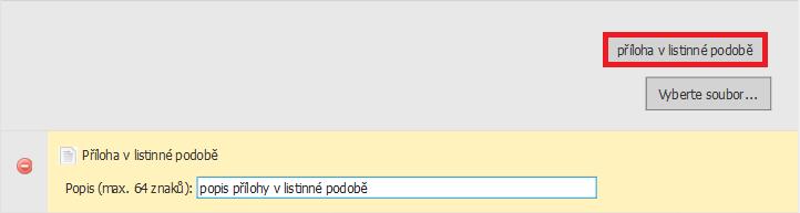 Žadatel dle Obecné části Pravidel, kapitoly 9.1.1. písm. c) může některé přílohy doložit vzhledem k její velikosti, příp.