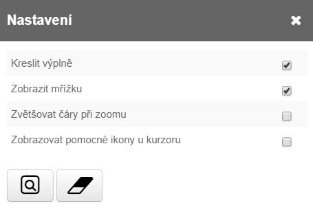 Vzhled nástrojové lišty při výběru uzlu: Posun lze provést po stisknutí tlačítka myší, nebo zadáním referenčního bodu a jeho nové souřadnice Otáčení lze provést po stisknutí tlačítka, nebo zadáním