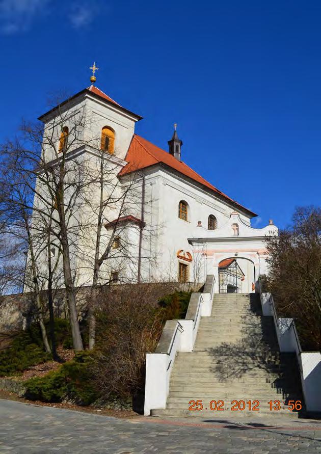 Kulturní a historické památky MČ Brno Maloměřice a Obřany. Sakrální stavby. Kostel sv. Václava v Obřanech, pochází z konce17 století. Po požáru v roce 1780 byl kostel obnoven.