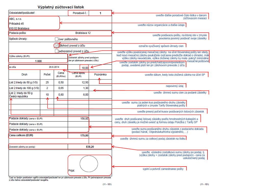 Usmernenie pre odosielateľov/podávateľov realizujúcich hromadný podaj