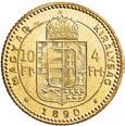 4 forint 1876 KB 1/1 11 000,- 147.