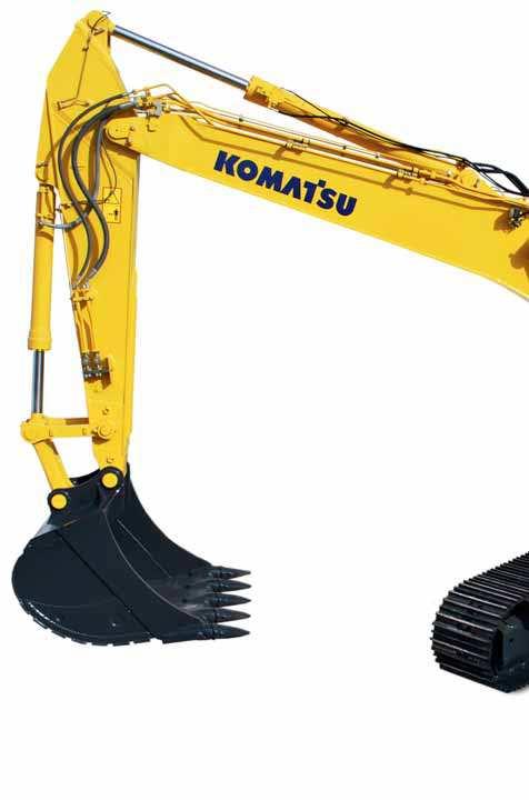 Stručný přehled Pásová rýpadla Komatsu řady 8 nastavují nové standardy pro stavební stroje.