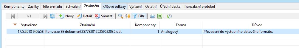 46 KEO4 Referent Na úřední desku lze vyvěsit přijatý i vlastní dokument - postup je stejný - viz kap. Vyvěšení dokumentu na úřední desku.