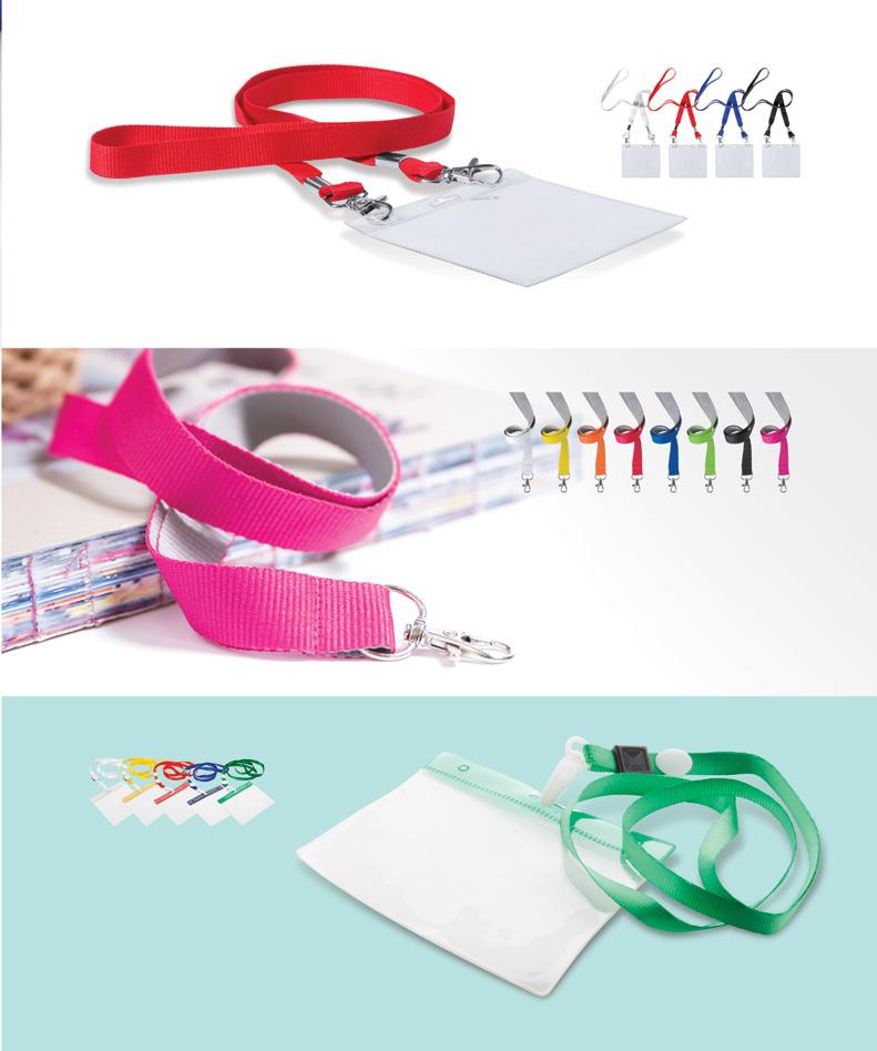 144 OFFICE AND BUSINESS / LANYARDS 181 CAIL AP781219 15 500 mm [ T1 (8C, 120 6 mm), S0 (1C, 60 60 mm) Polyesterový lanyard s kovovou karabinkou a PVC držákem.