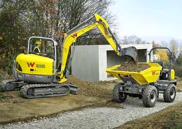wackerneuson.com/vds Optimální servisní přístup díky velkému krytu bočně uloženého motoru.