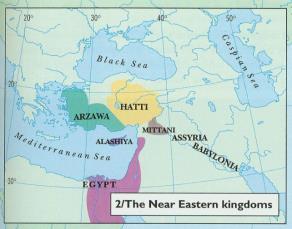 HISTORIE PŘEDNÍHO VÝCHODU V POZDNÍM 2. TISÍCILETÍ Archeologicky: pozdní doba bronzová (1550-1200 BC): Ahmose I. (18. dynastie)-19.