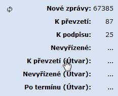 Jak Pracovat v e-spis 2.32.02 bez celkového počtu, ale doplněny o aktivní odkaz. Po kliknutí na název složky (např.