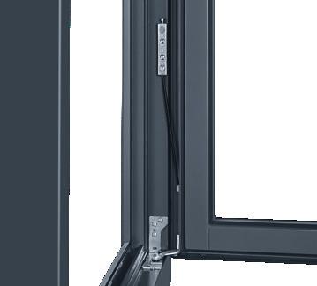 elementy kompaktní konstrukce ideální pro okna s malými rozměry vysoký stupeň předmontování zajišťuje rychlou