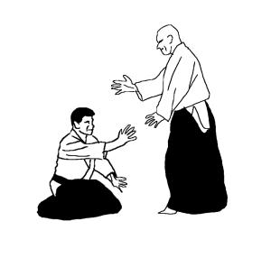 Zbraně v aikidó Součástí cvičení aikidó je i trénink s tradičními zbraněmi. Odráží se zde vliv tradičního japonského umění meče ze samurajské minulosti.