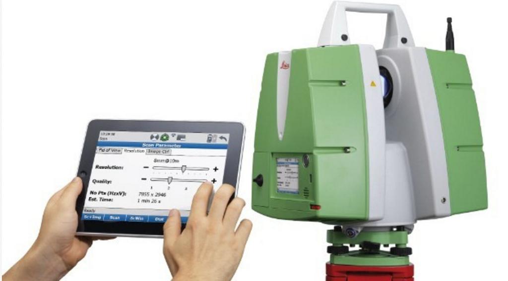 Terestrické laserové skenovanie efektívna akvizícia dát 3D-laserový skener Leica P20 Obr.
