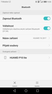 Vyberete možnost Bluetooth. 3.