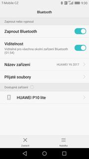 Vyberete možnost Bluetooth. 3.