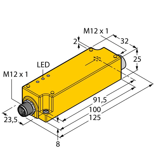 Příslušenství IMC-DI-22EX- PNO/24VDC Identifikační číslo 7560003 2-channel isolating switching amplifier with M12x1 males, for peripheral use, IP67,