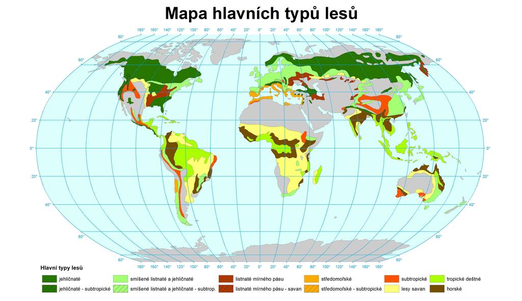 olejná) či na pastviny, z důvodů těžby nerostných surovin, ale i pro infrastrukturu a sídla.