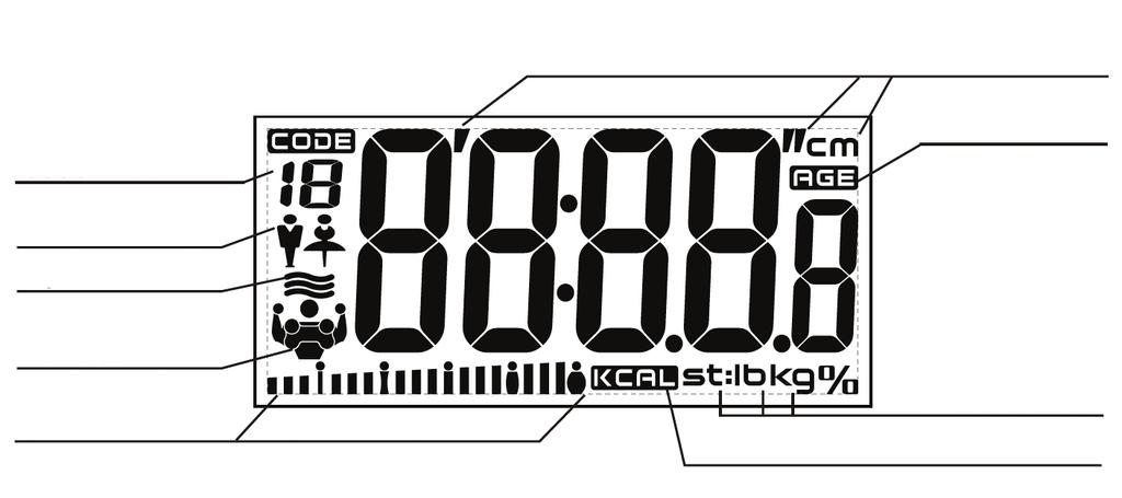 NA ÚVOD DO9099W Tento přístroj je speciálně konstruován pro měření tělesného tuku a hydratace těla v procentech, množství aktivní svalové hmoty a podílu kostí na hmotnosti a pro výpočet doporučeného