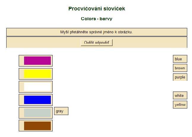 JMath Přiřazení Jak je napsáno v názvu, tento modul slouží pro vytváření testů, cvičení, kde otázce přiřadíme odpověď.