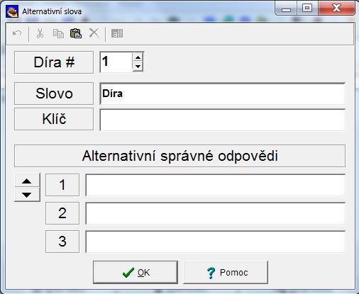 Ve volbě Možnosti --> Konfigurovat výstup nastavíme potřebné parametry. Parametry jsou ve všech modulech podobné, my se zmíníme o možnosti nastavení v záložce Jiné.