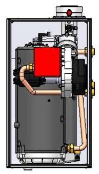 3. Popis Balení GN1 - GN2 1 Modul kondenzačního kotle (15 kw - 25 kw) 2 Elektronický tlakoměr 3 Sifon 4 Vratka z topení 5 Odvod kondenzátu 6 Výstup do topení 7 Plyn Balení GN3 - GN4 1 Modul