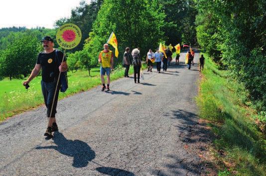 2003. Tradičně je tato letní protestní akce směřována proti záměru státu plánovat vybudování hlubinného úložiště jaderného odpadu (HÚJO) v katastru obcí Pačejov, Maňovice, Olšany, Kvášňovice, Velký