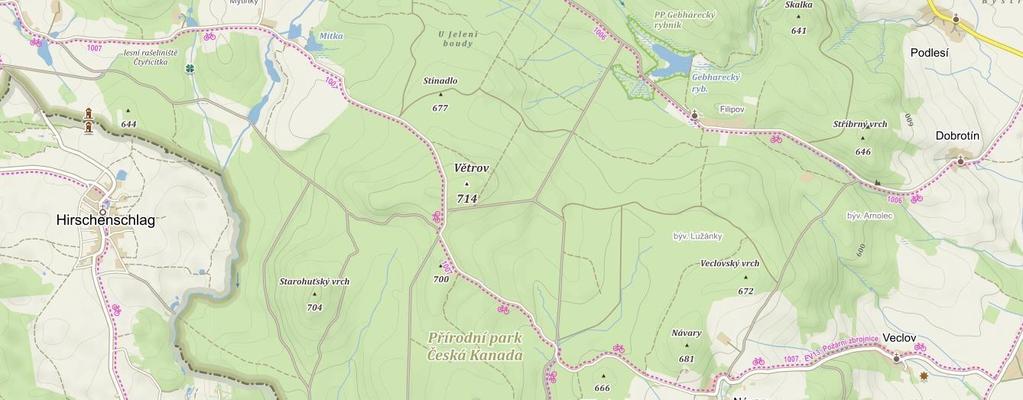 Obrázek 13: Trasa cyklostezky č. 1007 37 THE ENVIRONMENTAL EFFECTS OF STRIP MINING [online]. [cit. 2018-02-18]. Dostupné z: https://sites.google.