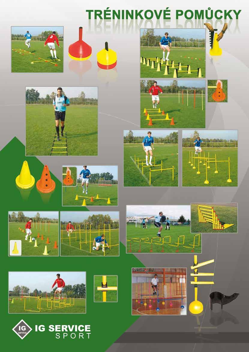 PŘEKÁŽKY A KUŽELE Překážková sada JUMP 7 pozic 10-40 cm (obj. č. 33531) Vytyčovací znaky, 24 kusů (obj. č. 32651) Vytyčovací znaky, 48 kusů (obj. č. 32601) Barevné provedení: žlutá, oranžová fluorescentní Překážková sada JUMP 2 3 pozice 10-25 cm (obj.