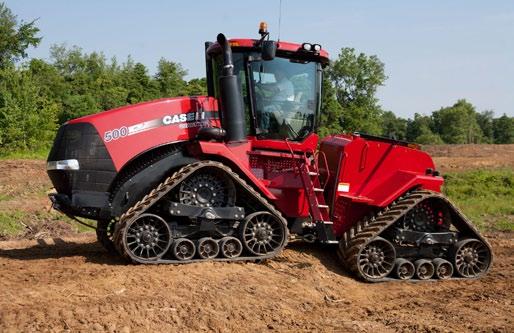 Bezkonkurenční tahový výkon a šetrnost k půdě je to, čím traktory STEIGER QUADTRAC vynikají nad obyčejnými pásovými traktory.