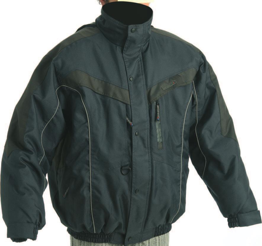 šedá, odepínací kapuce, vnitřní kapsa na mobil, Waterproof, thermoinsulated jacket, 100% polyester microfibre with PVC layer, polyester