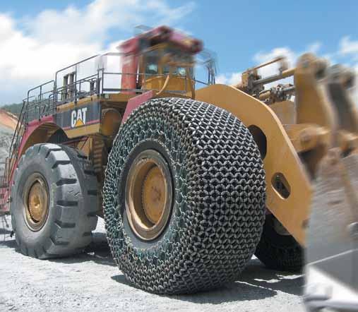 Pro práci v povrchových dolech si celosvětově známé firmy vybírají firmu pewag jako partnera pro ochranu svých pneumatik.