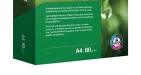 určený pro náročnější i oboustranné kopírování a faxy, možnost využití i pro barevné laserové a inkoustové tiskárny, papír splňuje normu ISO9706 - možnost archivace, formát A4, balení 500 listů