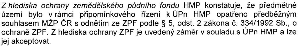 minimální plocha ani pomìr stran. v textu však není komentován. 5 Tento požadavek je pravdìpodobnì splnìn, Z hlediska ochrany pøírody a krajiny nemá HMP k zámìru zásadních pøipomínek.