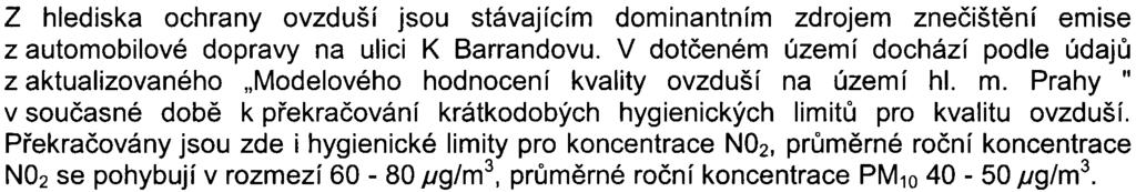 Pøedložená studie neobsahuje návrh objektu služeb, Pøíjezd do podzemních garáží je veden pøes funkèní plochu ZMK, což lze považovat z hlediska územního plánu sídelního útvaru hlavního mìsta Prahy