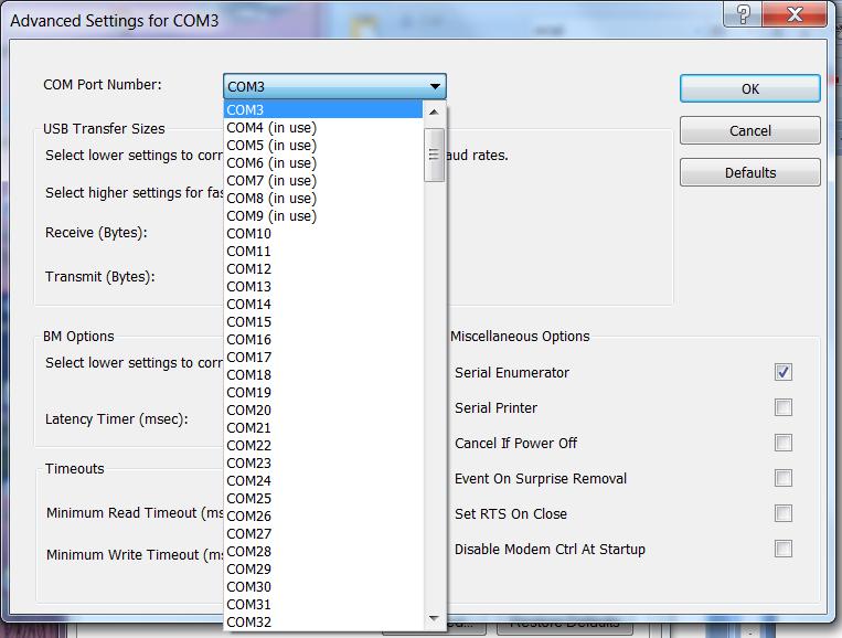 Kapitola 1 Přehled Klikněte na Advanced. Obrázek 1-16: Pokročilé Vlastnosti Jestliže COM portu není přiřazeno jméno COM 1 až COM9, vyberte vhodný COM jméno ze "COM Port číslo" seznamu.