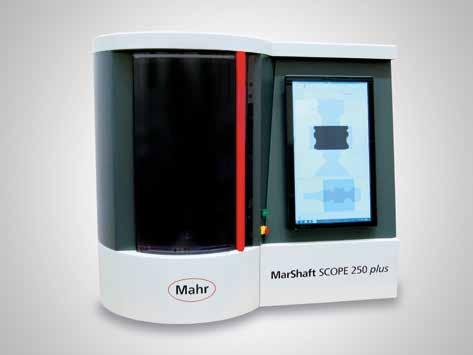 plně automatizovaná kontrola Nejvyšší přesnost měření MarShaft SCOPE 250 plus plně automatické měření rotačně symetrických dílců Maticová kamera CMOS s velkým, Výhody pro vás: Měření obrobků během