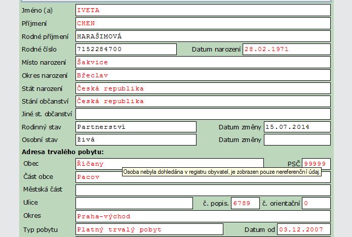 Neexistuje-li v datech