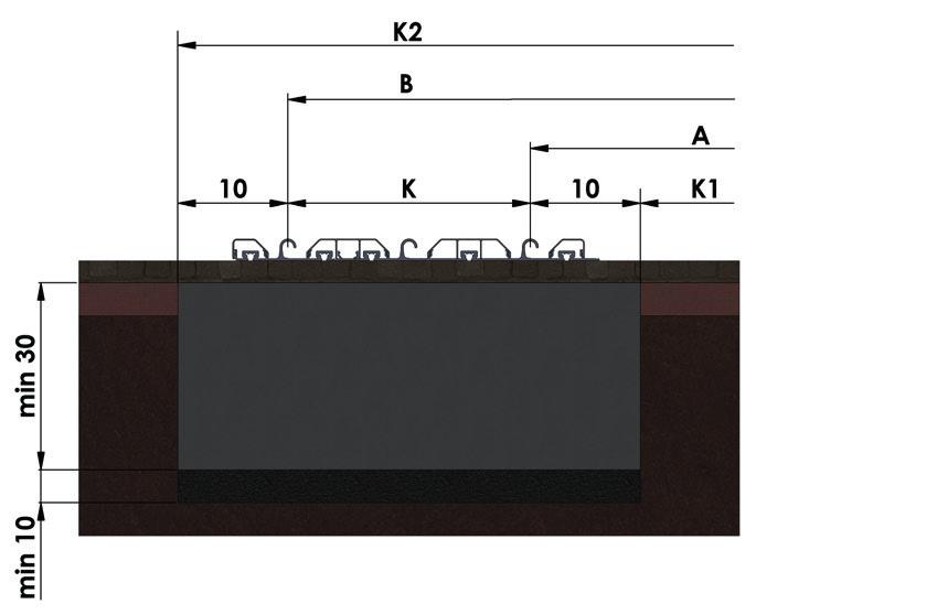 3 PODLOŽÍ PRO KOLEJ XL VŠECHNY ROZMĚRY JSOU UVEDENÉ V CENTIMETRECH 3.