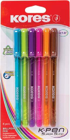 06 kuličková pera Kuličkové pero jednorázové jednorázové kuličkové pero, barva korpusu odpovídá barvě náplně 229180 zelená 3,30 229190 černá 3,30 229200 modrá 3,30 229210 červená 3,30 Kuličkové pero