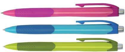 barevný mix 6,40 Kuličkové pero AEV 1984 plastové kuličkové pero s transparentními doplňky, náplň: 610 / 650 229090 barevný mix 9,70 Kuličkové pero Happy plastové kuličkové pero s gumovým úchopem,