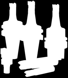 4mm BT/MBT/NBT/HSK/ IT/NIT/POLYGON Házení Kleštiny (SK) Typ kleštiny Maximální házivost U čela Na konci A 1μ 3μ Čelní Fréza Major Dream Pro End-Mill NIKKEN Pro-End Mill je dvoudílné frézovací