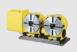 osa Průměr rotačního stolu Zpevňovací systém Upínací moment Rotace 14700Nm 1200mm Hydraulický Minimální přírůstek 0.