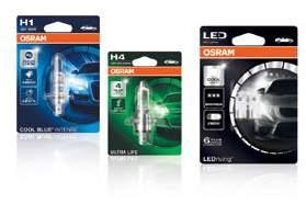 OSRAM Koncepce nových obaů Barevné rozišení obaů OSRAM najděte tu pravou autožárovku!