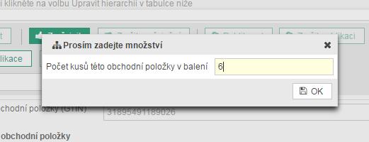 E.1.: Kód typu platformy (palety) a Podmínky pro paletu, popř. i údaje pro EKO-KOM, pokud je relevantní.