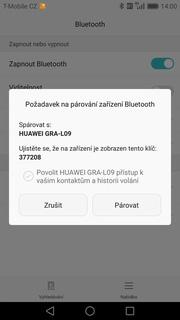 Telefon začne automaticky vyhledávat okolní zařízení.