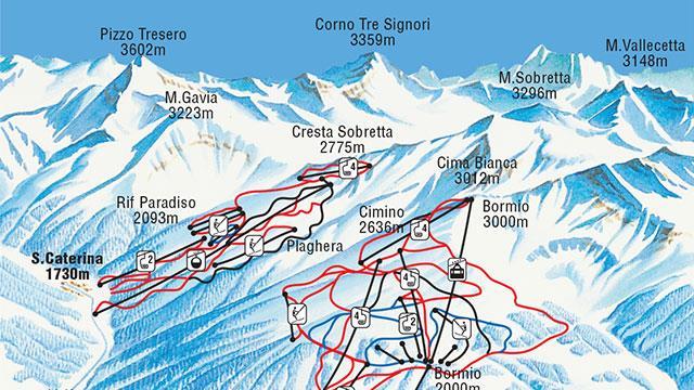 info/ski-resort/santa-caterina-valfurva/trail-map/ Jedno z nejznámějších lyžařských středisek v Itálii