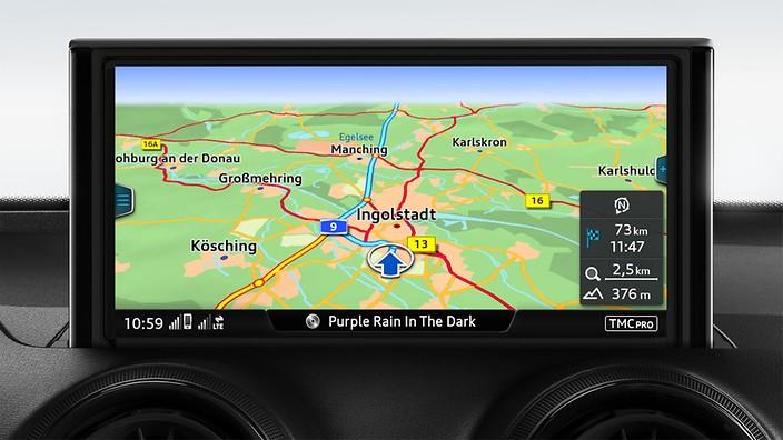 potah MMI navigace plus s MMI touch 63 50 8,3" barevný displej s vysokým rozlišením kvalitním zobrazením