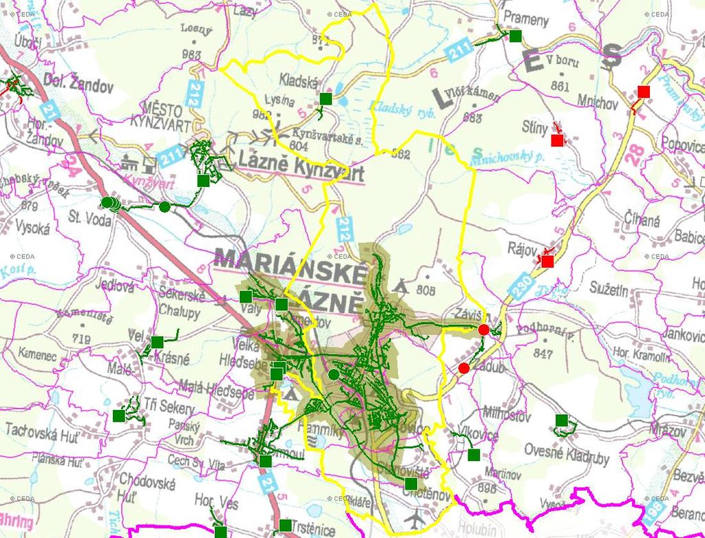 (karta obce: CZ041_0077_01) E. KANALIZACE A ČOV E.1 ZÁKLADNÍ ÚDAJE Rok: Základní parametry: Ozn. Jednotky 2005 2010 2015 2020 2025 2030 Počet obyv. napojených na kanal.