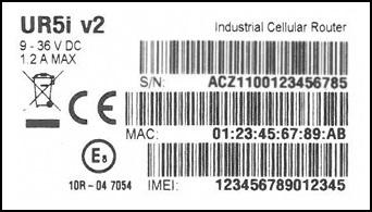 5.2 Značení dodávky Obchodní název Objednací kód 1 Popis UR5i v2b BB-UR2B61v01y-zzzz Basic verze v