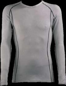 vlákno/5% Spandex, výstřih do V function T-shirt with short sleeve, grey colour, outshell 95%
