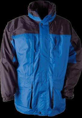 water resistant, lining polar fleece, 100% polyester, hood in collar, sleeves with adjustable cuff M-XXXL ULYSSES H1012 zimní bunda šedo-černá se žlutými doplňky,