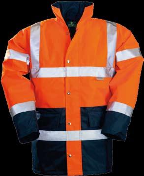 PRACOVNÍ ODĚVY / Workwear coverguard f o r a n i c e d a y HI-WAY HS7046 oranžová /orange HS7047 žlutá /yellow zimní výstražná bunda, svrchní materiál reflexní Oxford polyester povrstvený PU, 70%